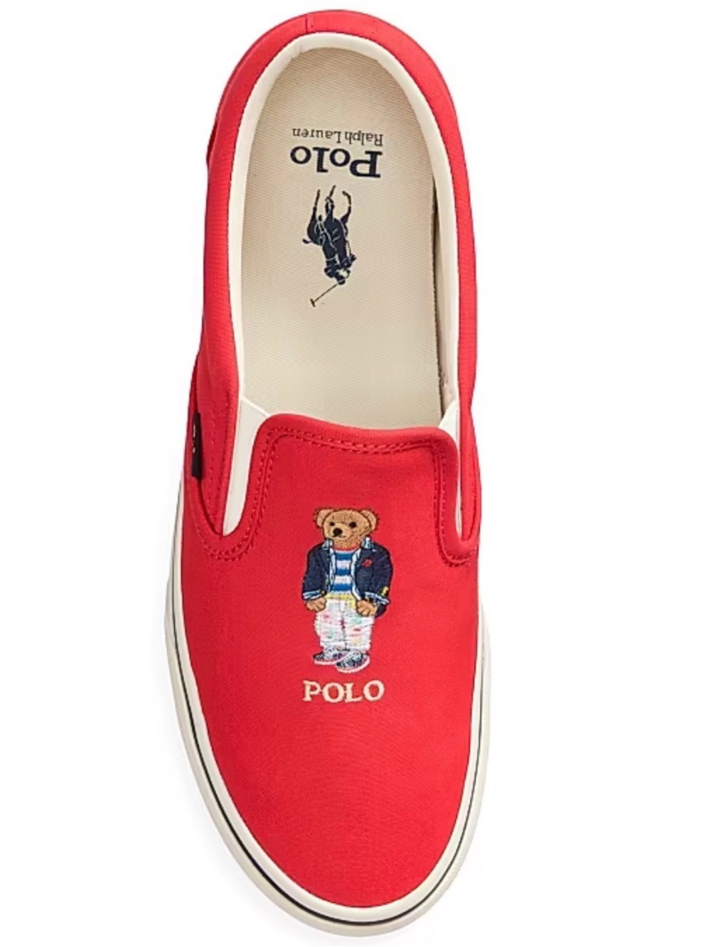 Polo Ralph Lauren Men’s 
Keaton Polo Bear Canvas Sneakers Size 10 NWOT